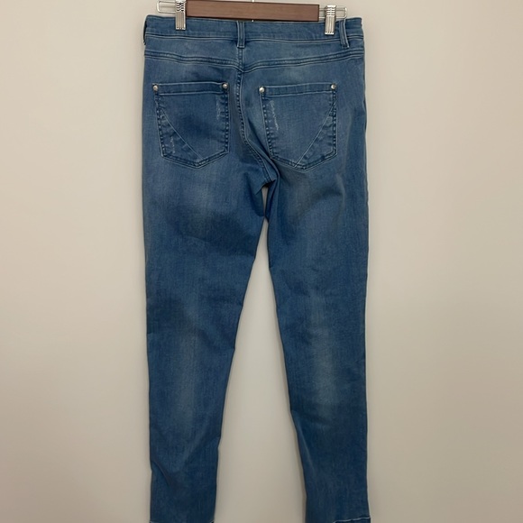 Monari Sequin Glitter Jeans Size 8 - Picture 2 of 3